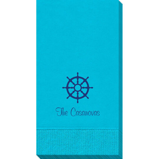 Nautical Wheel Guest Towels